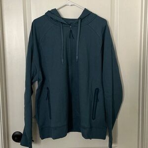 All in Motion Blue Zip Hoodie w pockets